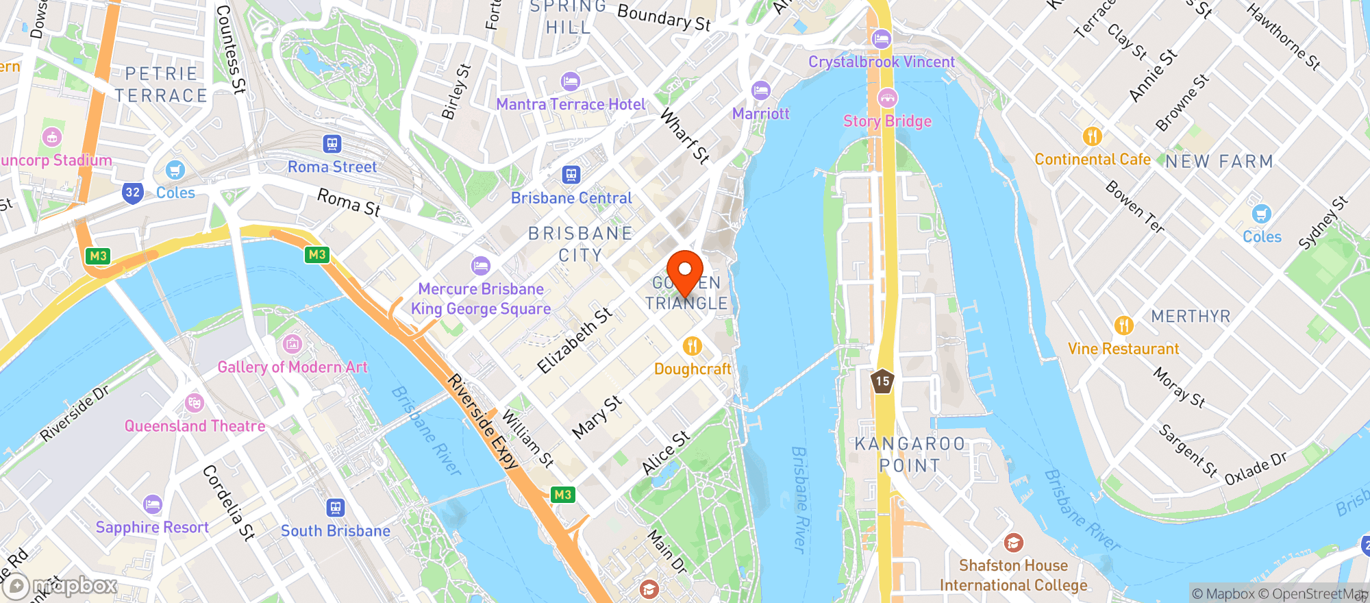 Map showing Malt Dining