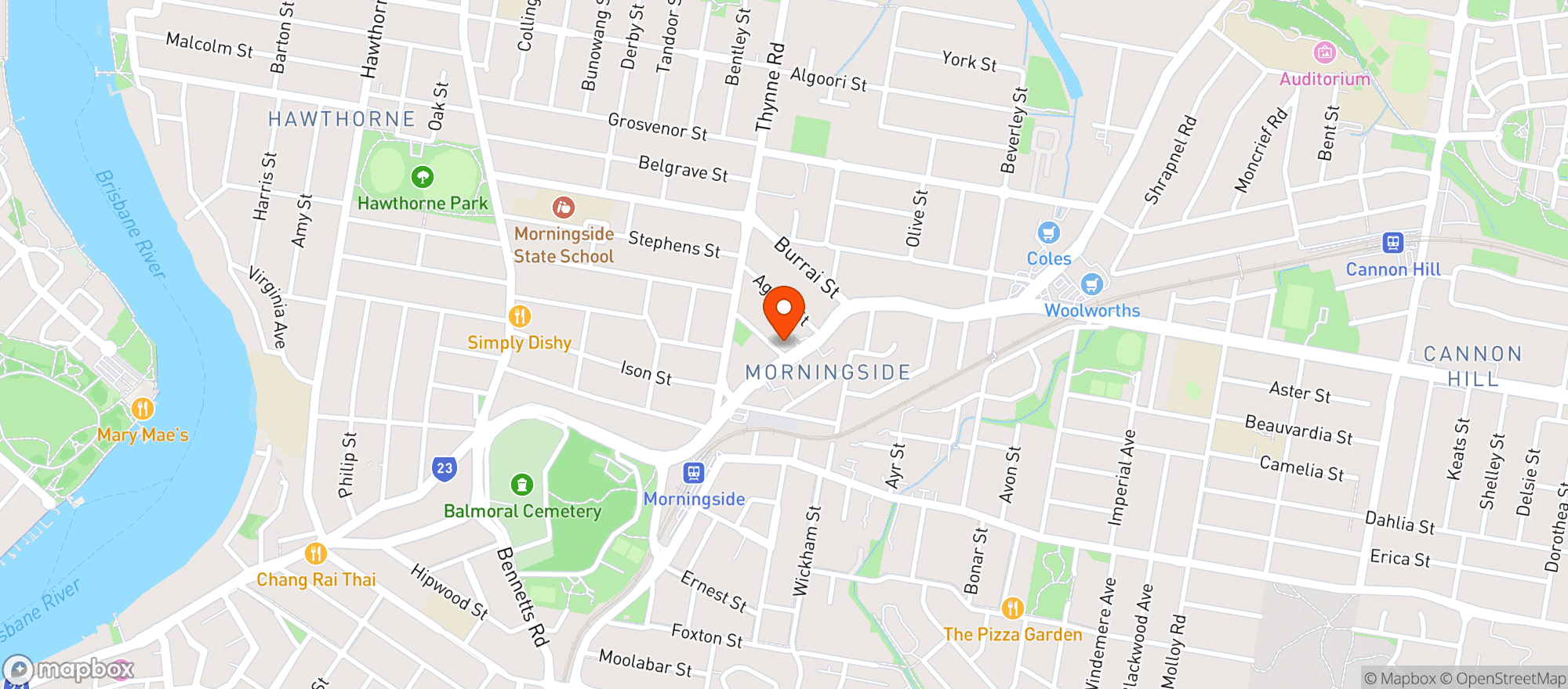 Map showing My Beer Dealer