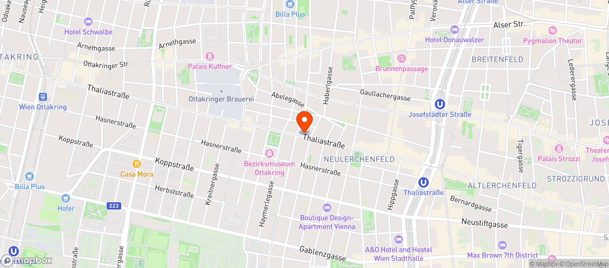 Map showing Manuels Craft Bier Separee