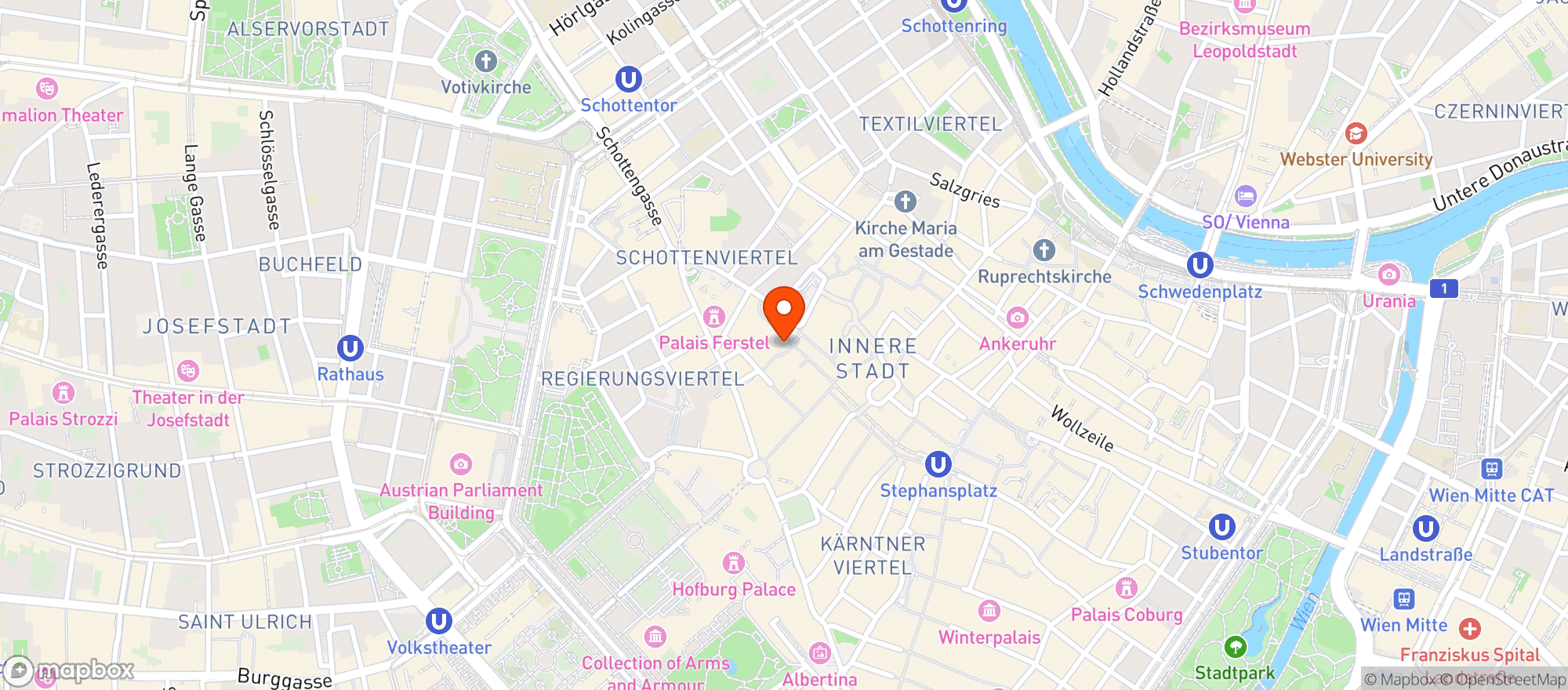 Map showing Stadtgraben - Das Beisl