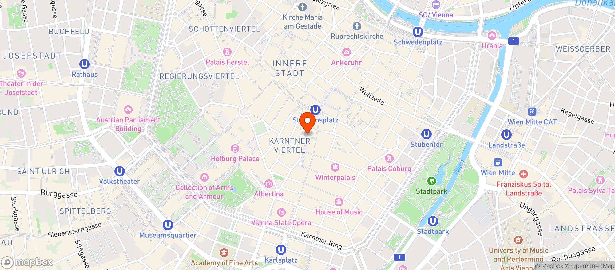 Map showing Billa Corso