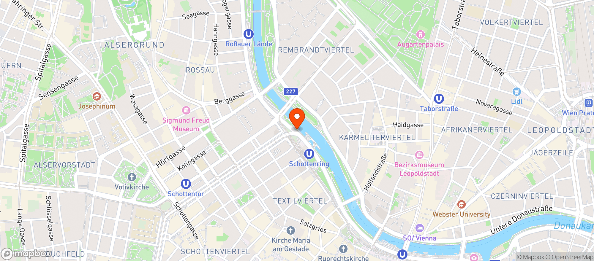 Map showing Flex