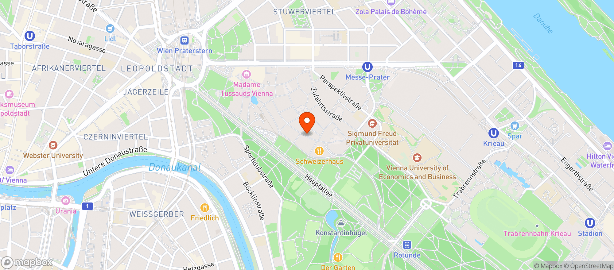 Map showing Zum Englischen Reiter