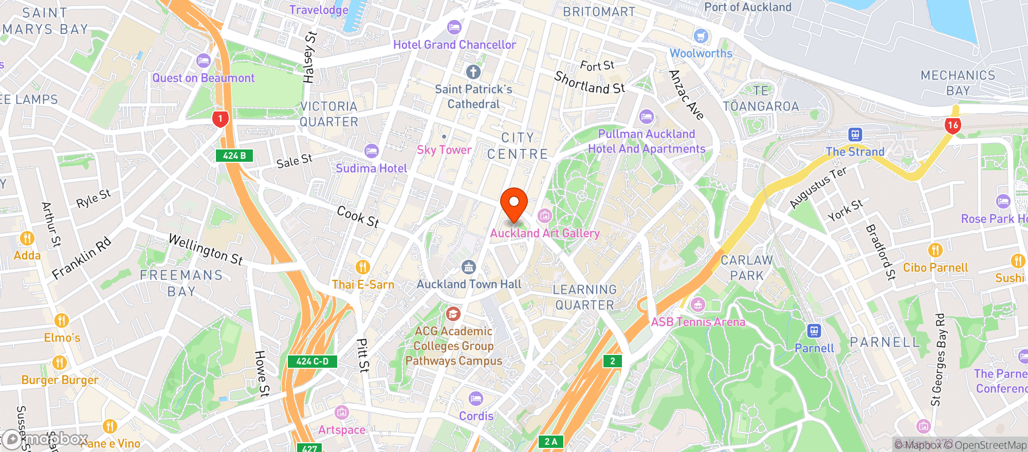 Map showing Academy Cinema
