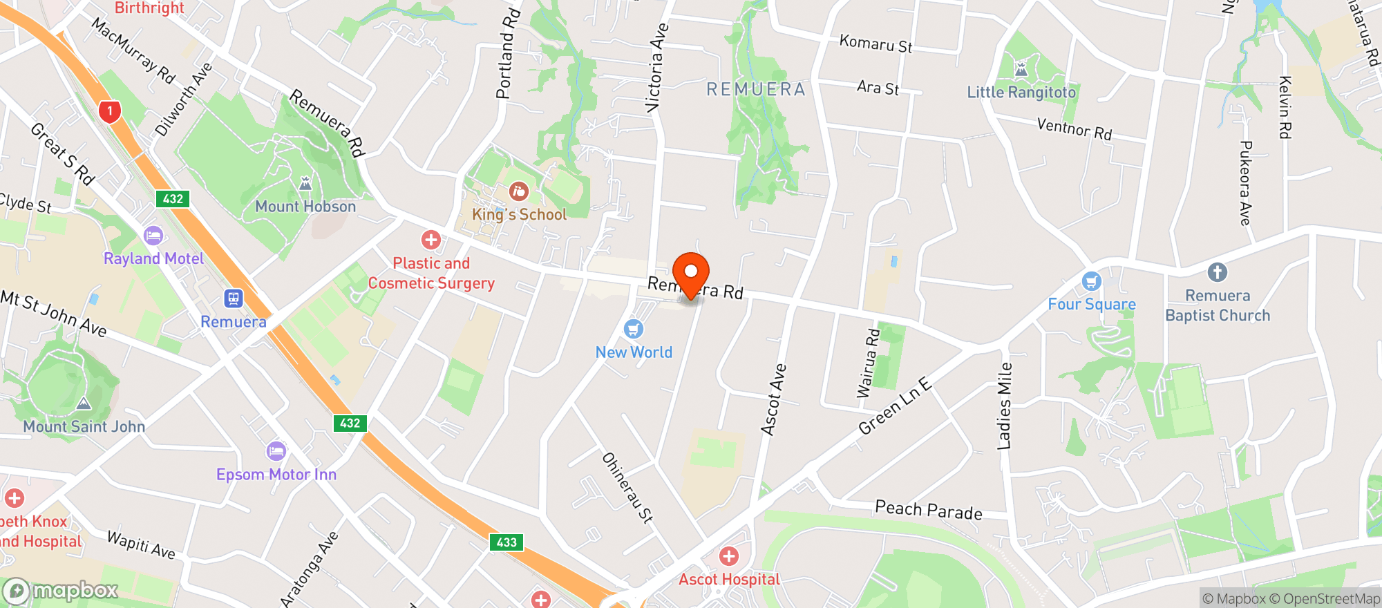 Map showing Spiga