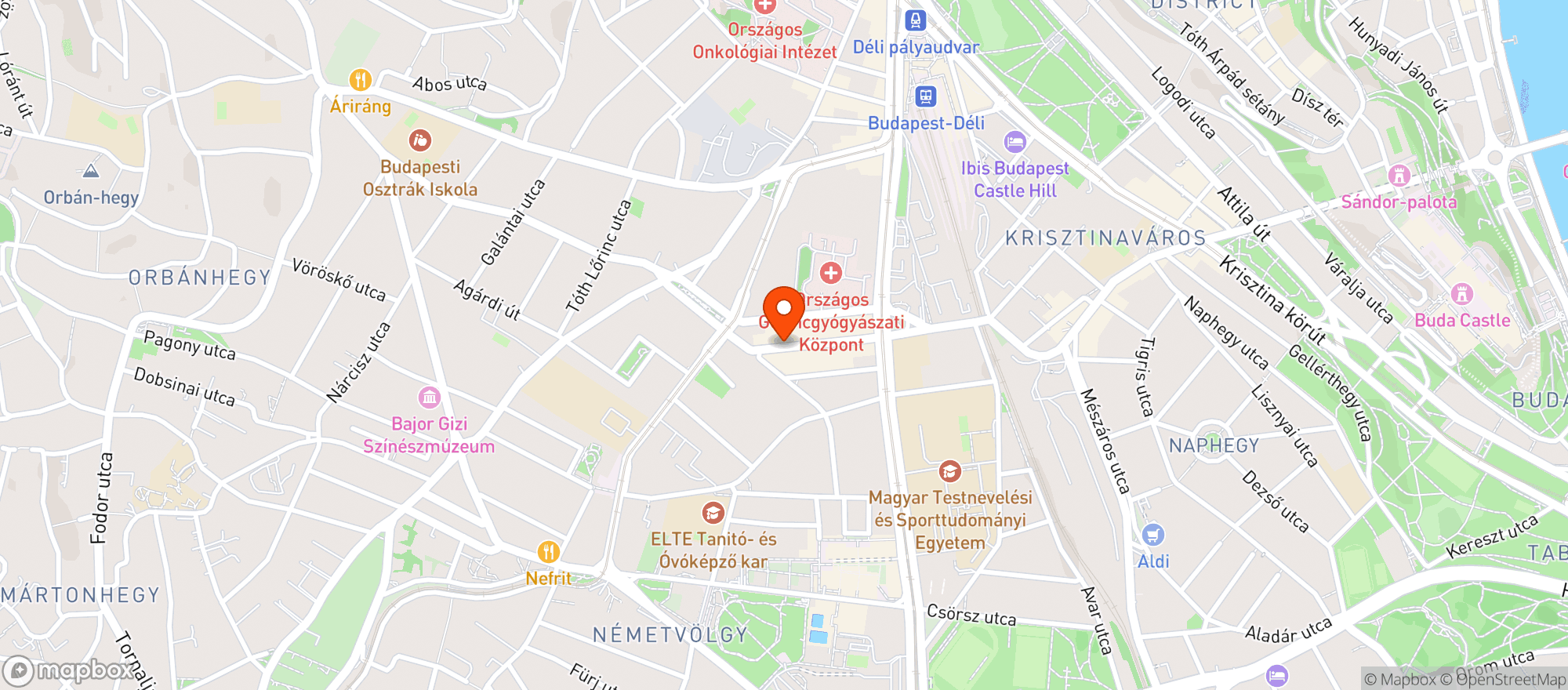 Map showing Jaromir sörbisztró