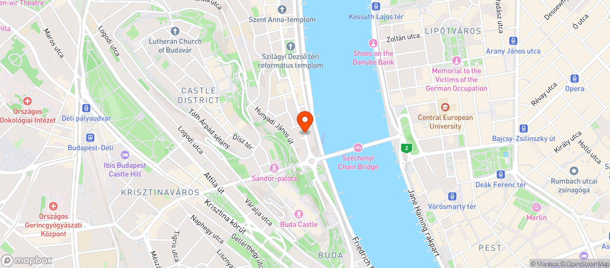 Map showing Ildikó Konyhája