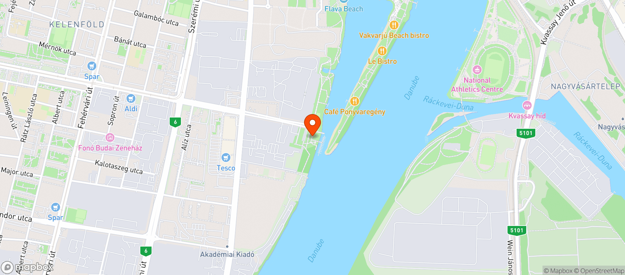 Map showing BPBW 2024 | Budapest Beer Week