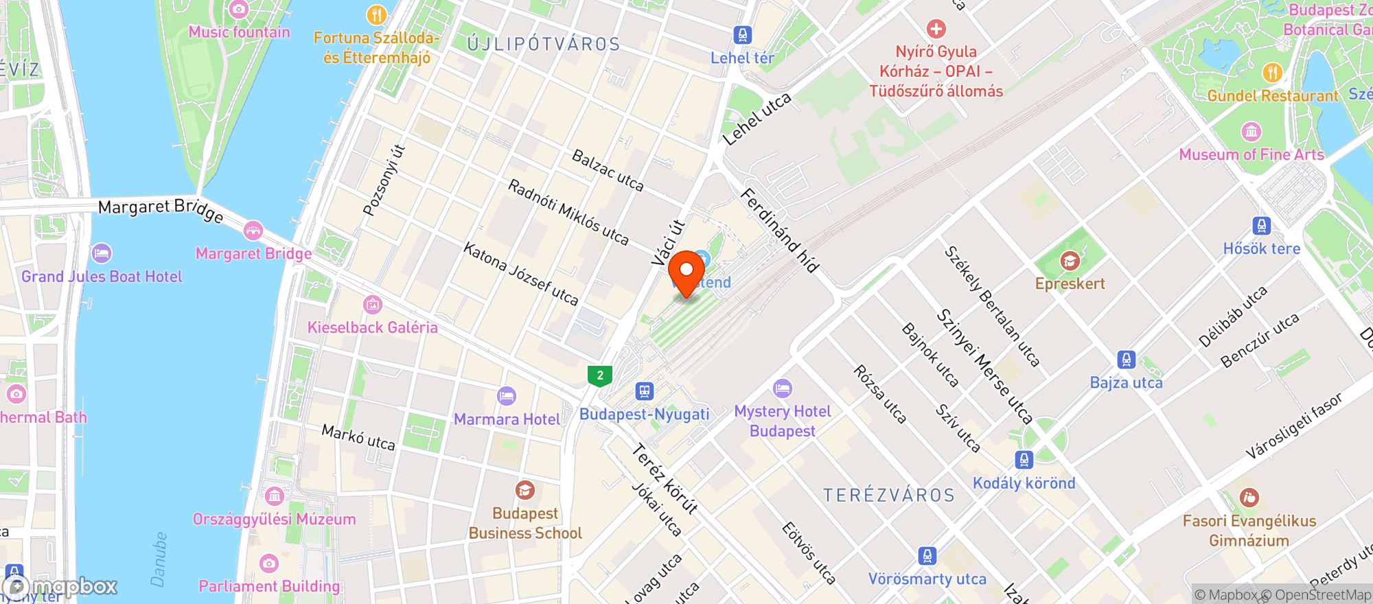 Map showing Starbucks Westend