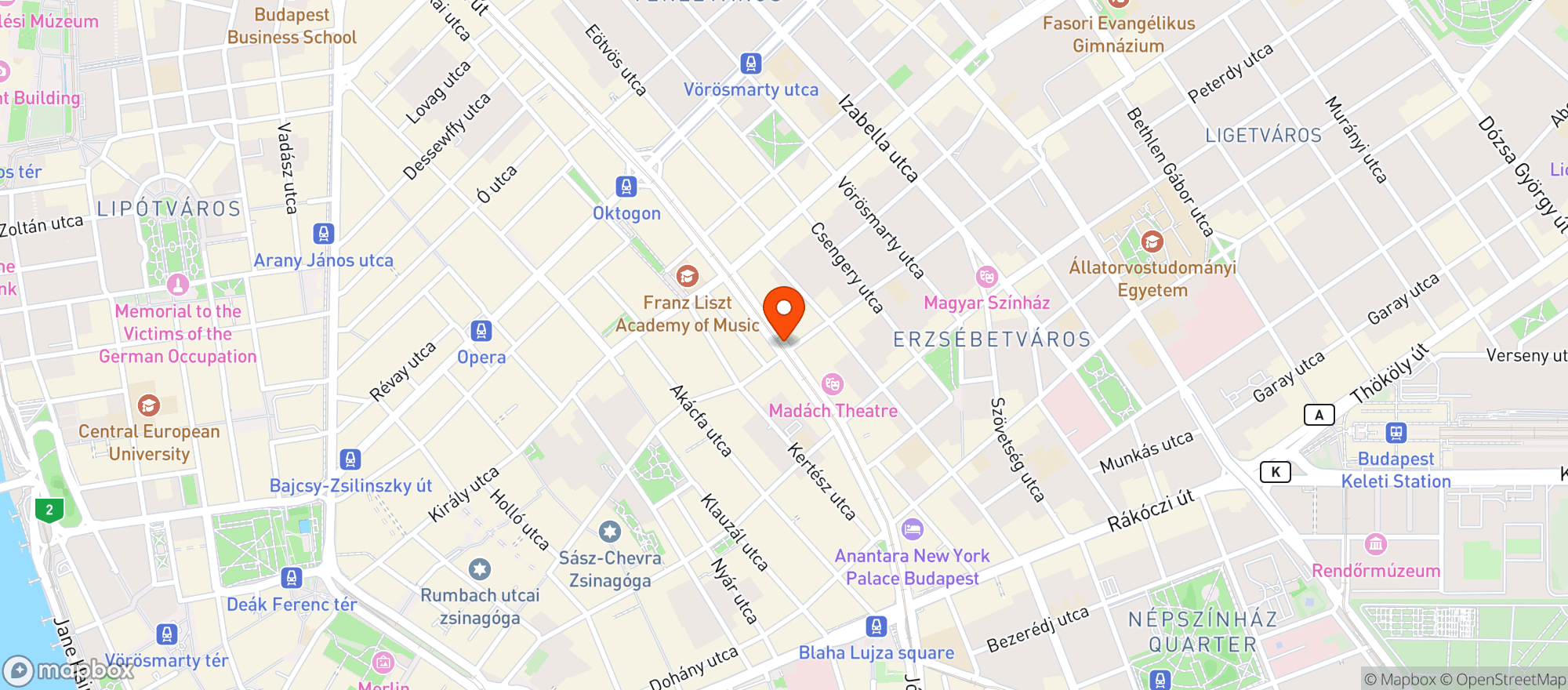 Map showing Trap Cafe