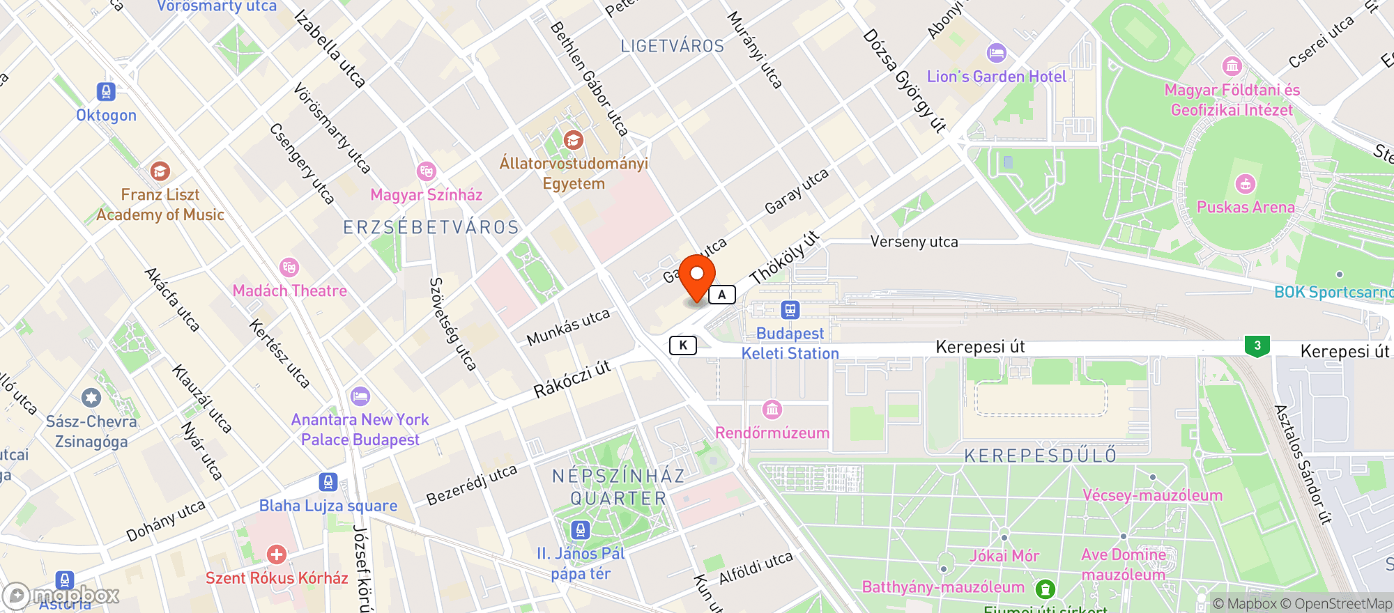 Map showing Market Point