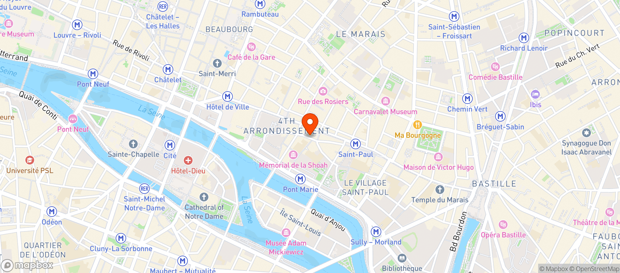 Map showing B.b.o.