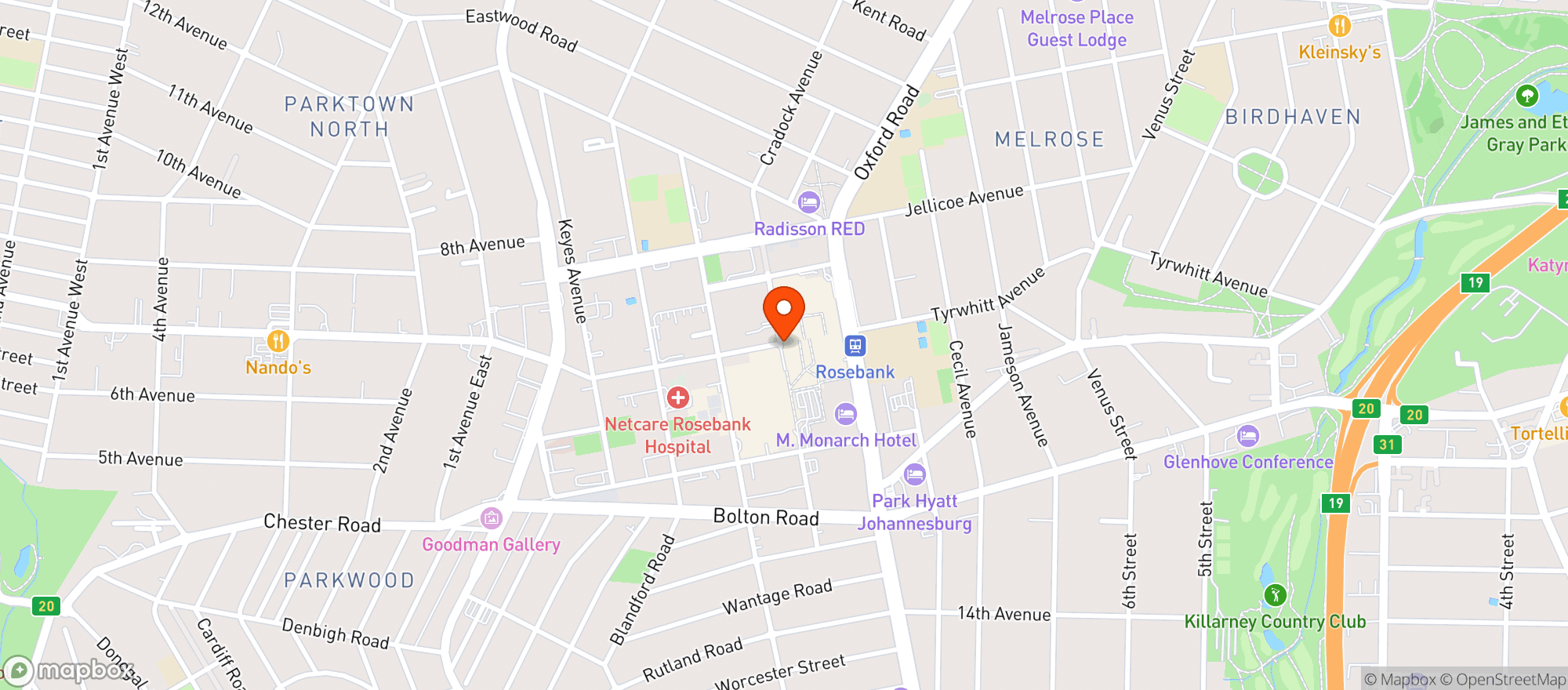Map showing Proud Mary