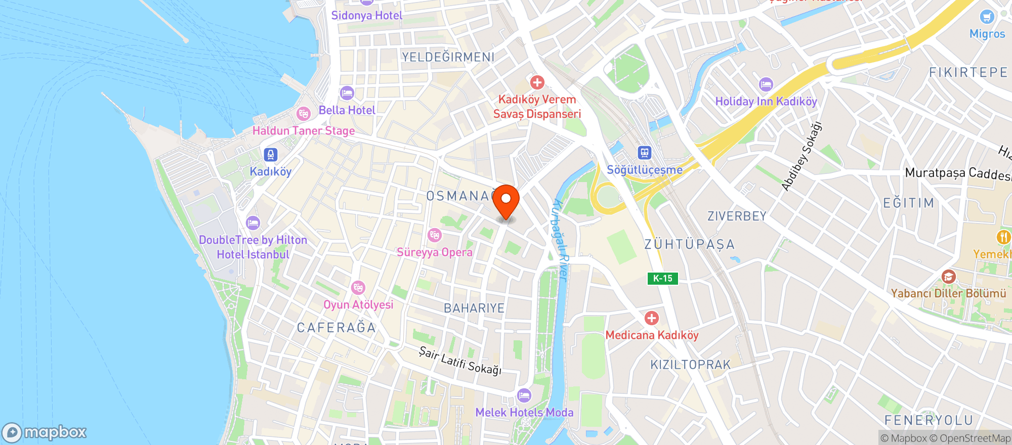 Map showing Bizon Tekel