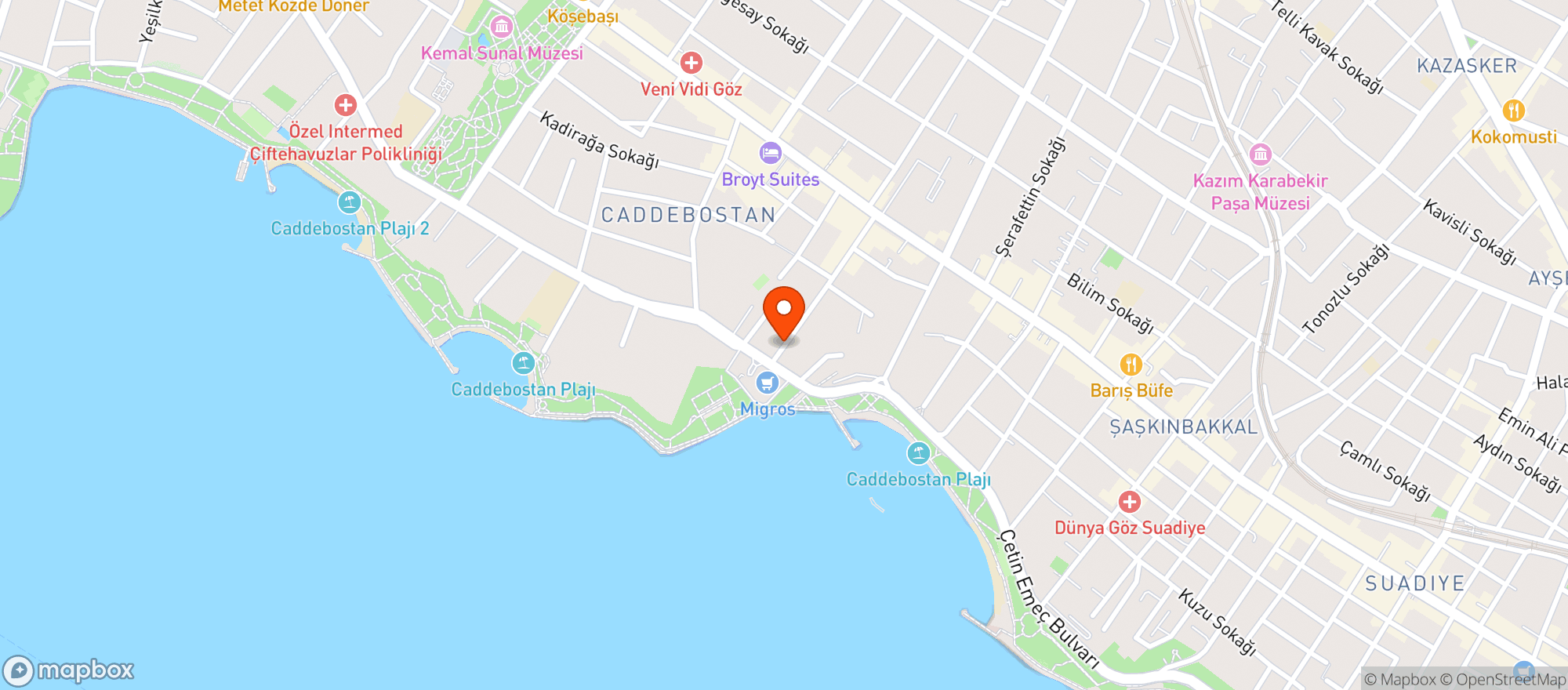 Map showing Yerfıstığı