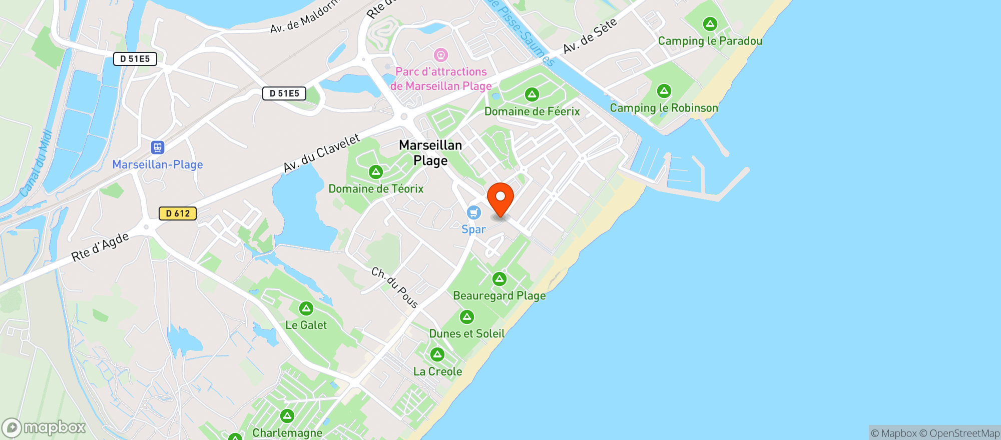 Map showing Le New Orlean's