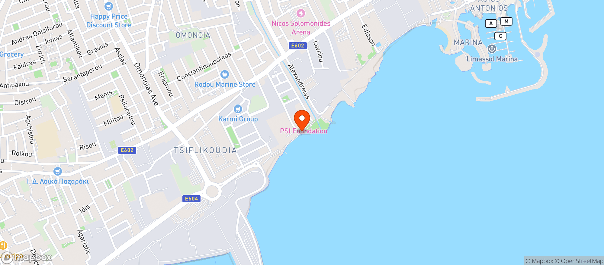Map showing ItQuarter