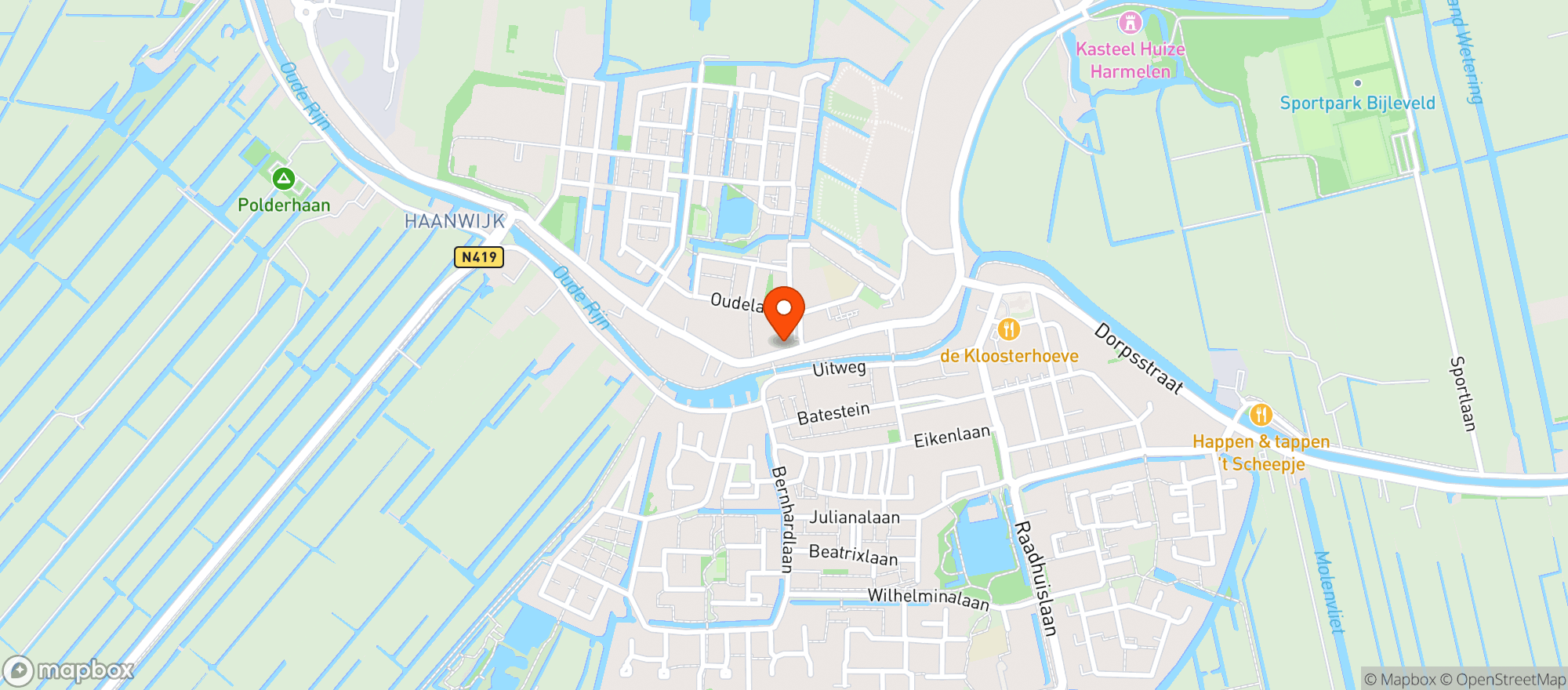 Map showing Plus Supermarkt