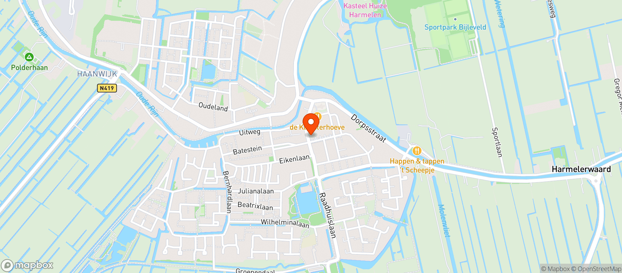 Map showing Plus Van Velzen-harmelen