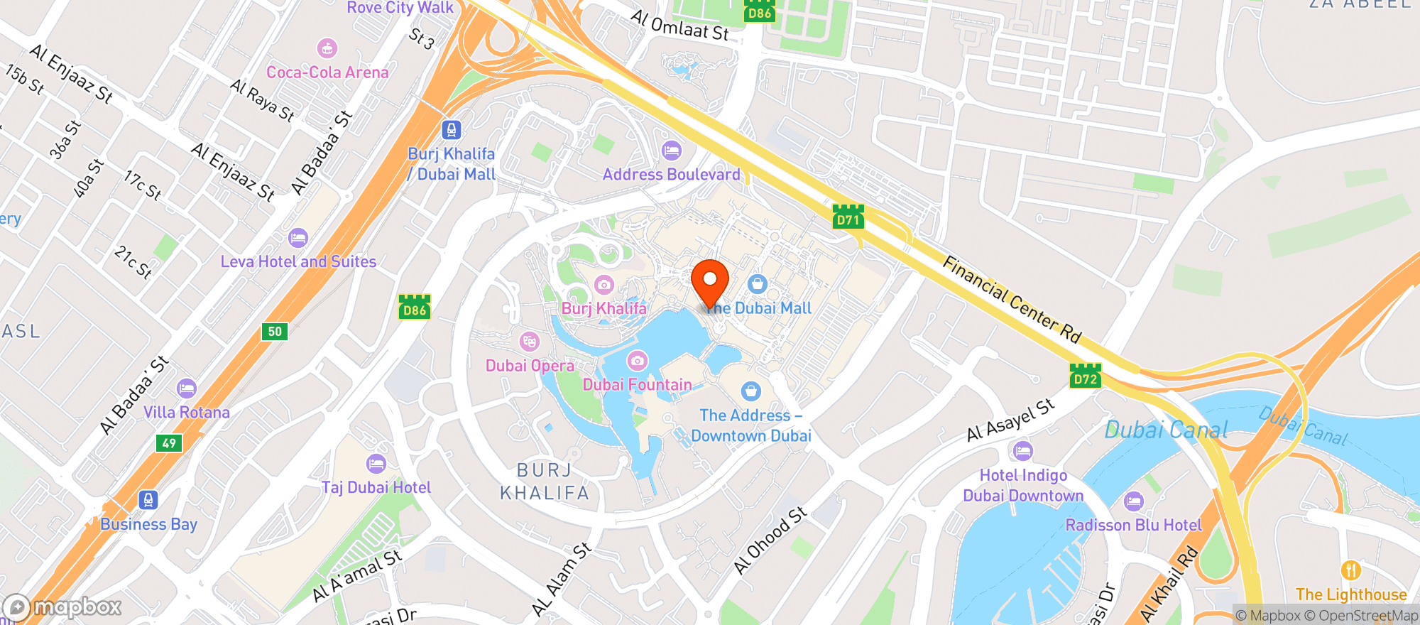Map showing Carluccio's