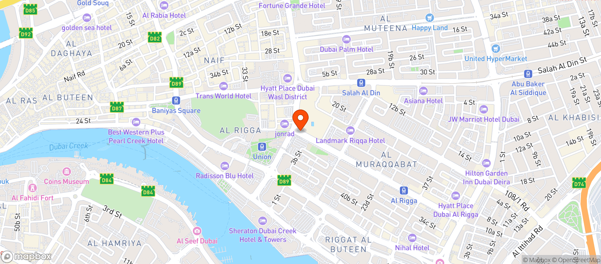 Map showing Mcdonald's